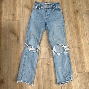 Abercrombie & Fitch “The 90s straight” Ultra high rise